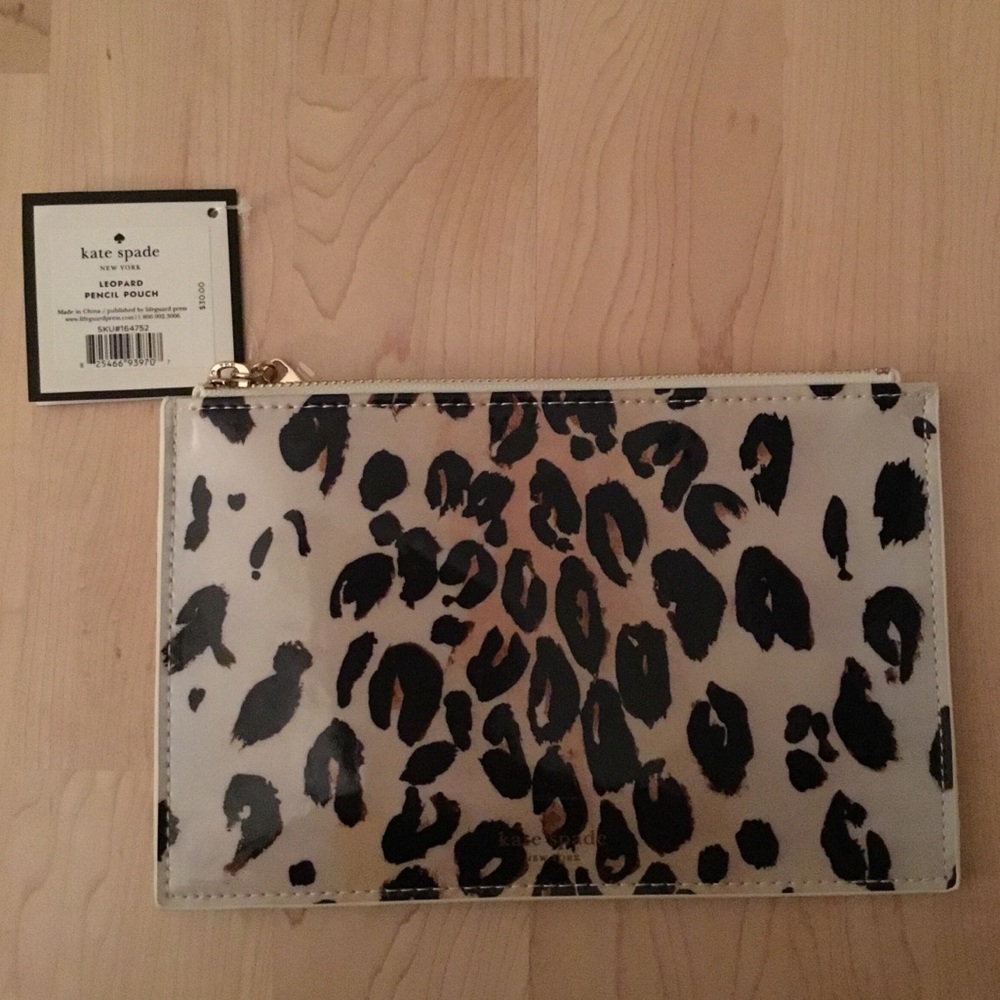 NWT kate spade ♠️ 5 piece leopard desk bundle - Picture 5 of 7